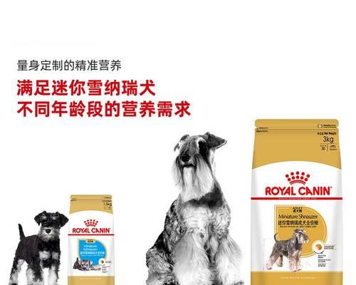 雪纳瑞狗粮摄入量指南：按体重科学喂养保持健康