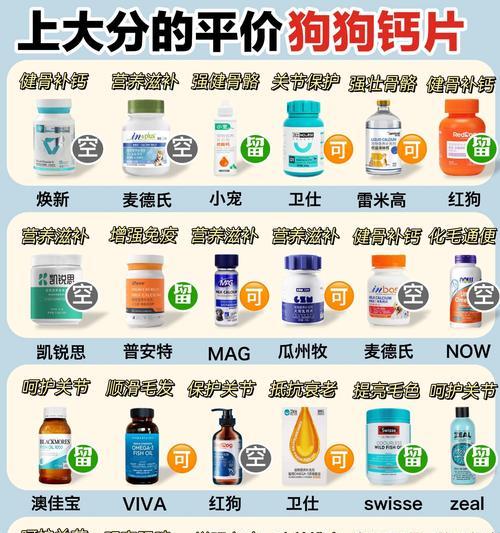 小狗补钙吃什么好？15种高钙食物助力骨骼健康发育