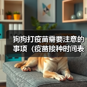 狗狗疫苗接种时间表与关键健康注意事项