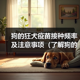 宠物狗狂犬疫苗接种频率与注意事项全解析