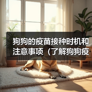 狗狗的疫苗接种时机和注意事项(了解狗狗疫苗的最佳时间和必要性,让你的宠物健康成长)(图2) 狗狗的疫苗接种时机和注意事项(了解狗狗疫苗的最佳时间和必要性,让你的宠物健康成长)(图2)