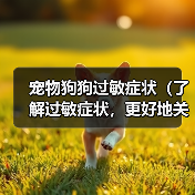 宠物狗狗过敏症状(了解过敏症状,更好地关爱宠物)(图1) 宠物狗狗过敏症状(了解过敏症状,更好地关爱宠物)(图1)