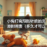 小狗打完预防针后的洗澡时间表(多久才可以给小狗洗澡?预防针的影响和建议)(图4) 小狗打完预防针后的洗澡时间表(多久才可以给小狗洗澡?预防针的影响和建议)(图4)