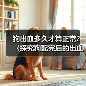 狗出血多久才算正常？（探究狗配完后的出血情况及时长）（图3）
