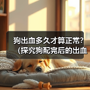 狗出血多久才算正常？（探究狗配完后的出血情况及时长）（图4）