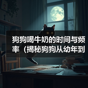 狗狗喝牛奶的时间与频率(揭秘狗狗从幼年到成年喝牛奶的变化及影响)(图4) 狗狗喝牛奶的时间与频率(揭秘狗狗从幼年到成年喝牛奶的变化及影响)(图4)