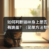 如何判断猫咪身上是否有跳蚤？（简单方法帮助铲屎官们发现猫咪跳蚤问题）（图4）
