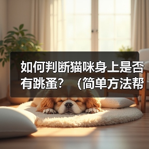 如何判断猫咪身上是否有跳蚤？（简单方法帮助铲屎官们发现猫咪跳蚤问题）（图3）