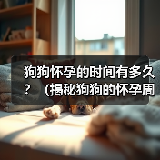 狗狗怀孕的时间有多久?(揭秘狗狗的怀孕周期及相关知识)(图1) 狗狗怀孕的时间有多久?(揭秘狗狗的怀孕周期及相关知识)(图1)
