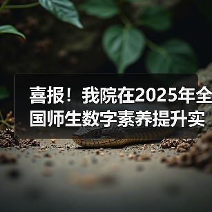 喜报！我院在2025年全国师生数字素养提升实践活动中荣获“标杆作品”！（图3）