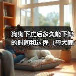 狗狗下崽后多久能下奶的时间和过程（母犬哺乳期的重要性和注意事项）（图1）