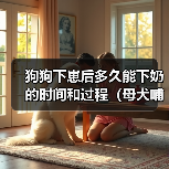 狗狗下崽后多久能下奶的时间和过程（母犬哺乳期的重要性和注意事项）（图3）