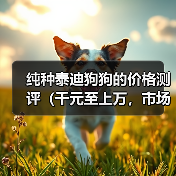 纯种泰迪狗狗的价格测评（千元至上万，市场泰迪价格缤纷）（图2）