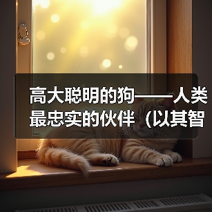 高大聪明的狗——人类最忠实的伙伴（以其智慧和力量，狗种族在人类生活中发挥着重要作用）（图2）