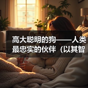 高大聪明的狗——人类最忠实的伙伴（以其智慧和力量，狗种族在人类生活中发挥着重要作用）（图1）