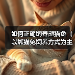 如何正确饲养熊猫兔（以熊猫兔饲养方式为主题，让你成为专业养兔达人）（图4）