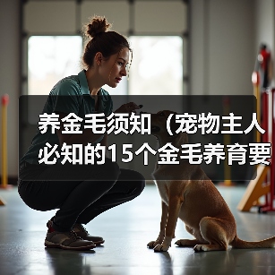 养金毛须知（宠物主人必知的15个金毛养育要点）（图1）