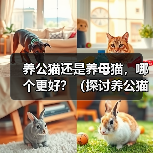 养公猫还是养母猫,哪个更好?(探讨养公猫和养母猫的优劣,并提供选择建议。)(图4) 养公猫还是养母猫,哪个更好?(探讨养公猫和养母猫的优劣,并提供选择建议。)(图4)