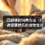 四眼蝶的饲养方法(打造健康快乐的宠物生活)(图4) 四眼蝶的饲养方法(打造健康快乐的宠物生活)(图4)