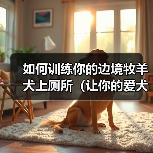如何训练你的边境牧羊犬上厕所（让你的爱犬远离随地大小便，享受健康生活）（图4）