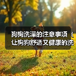 狗狗洗澡的注意事项（让狗狗舒适又健康的洗澡技巧）（图1）