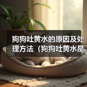 狗狗吐黄水的原因及处理方法（狗狗吐黄水是怎么回事？黄水吐出可能暗示什么问题？）（图1）