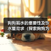 狗狗喝水的重要性及饮水量需求(探索狗狗为什么需要大量饮水和每日饮水量的建议)(图1) 狗狗喝水的重要性及饮水量需求(探索狗狗为什么需要大量饮水和每日饮水量的建议)(图1)