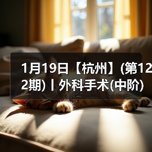 1月19日【杭州】(第122期)丨外科手术(中阶)实战班,2人/组提供一猫一狗,实操超多!(图4) 1月19日【杭州】(第122期)丨外科手术(中阶)实战班,2人/组提供一猫一狗,实操超多!(图4)