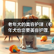 老年犬的美容护理（老年犬也需要美容护理，关注老年犬的美丽与健康）（图4）