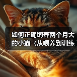 如何正确饲养两个月大的小猫(从喂养到训练,全面指南帮助您养育健康快乐的小猫)(图4) 如何正确饲养两个月大的小猫(从喂养到训练,全面指南帮助您养育健康快乐的小猫)(图4)