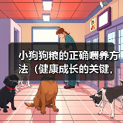 小狗狗粮的正确喂养方法(健康成长的关键,了解小狗狗粮的正确吃法)(图1) 小狗狗粮的正确喂养方法(健康成长的关键,了解小狗狗粮的正确吃法)(图1)