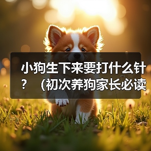 小狗生下来要打什么针？（初次养狗家长必读，宠物健康从“疫苗”开始！）（图1）