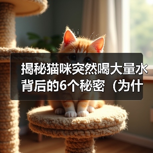 揭秘猫咪突然喝大量水背后的6个秘密(为什么你的猫咪忽然变成了水桶?探讨猫咪异常饮水行为的背后原因)(图2) 揭秘猫咪突然喝大量水背后的6个秘密(为什么你的猫咪忽然变成了水桶?探讨猫咪异常饮水行为的背后原因)(图2)