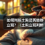 如何判断土狗是否能够立耳?(土狗立耳判断方法及关键要点)(图1) 如何判断土狗是否能够立耳?(土狗立耳判断方法及关键要点)(图1)