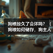 狗粮放久了会坏吗?(狗粮如何储存,狗主人必知!)(图1) 狗粮放久了会坏吗?(狗粮如何储存,狗主人必知!)(图1)