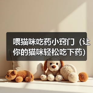 喂猫咪吃药小窍门(让你的猫咪轻松吃下药)(图3) 喂猫咪吃药小窍门(让你的猫咪轻松吃下药)(图3)