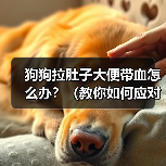 狗狗拉肚子大便带血怎么办？（教你如何应对犬只消化系统问题）（图1）