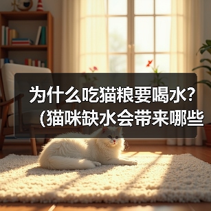 为什么吃猫粮要喝水?(猫咪缺水会带来哪些危害?)(图2) 为什么吃猫粮要喝水?(猫咪缺水会带来哪些危害?)(图2)