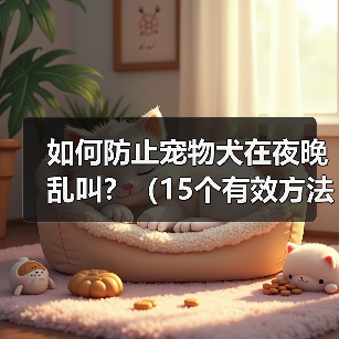 如何防止宠物犬在夜晚乱叫？（15个有效方法让你的宠物犬安静一夜）（图3）
