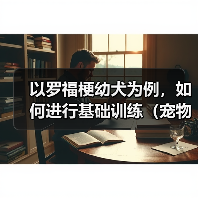 以罗福梗幼犬为例，如何进行基础训练（宠物狗的必备训练技巧，让幼犬成为乖巧听话的好伙伴）（图4）