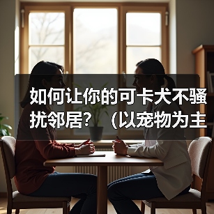 如何让你的可卡犬不骚扰邻居?(以宠物为主,学会正确的养犬方式)(图1) 如何让你的可卡犬不骚扰邻居?(以宠物为主,学会正确的养犬方式)(图1)