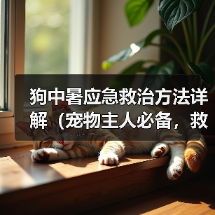 狗中暑应急救治方法详解（宠物主人必备，救命大法！）（图2）