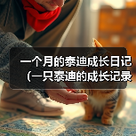 一个月的泰迪成长日记（一只泰迪的成长记录）（图2）