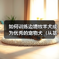 如何训练边境牧羊犬成为优秀的宠物犬(从基础训练到高级训练,打造最可靠的伴侣)(图4) 如何训练边境牧羊犬成为优秀的宠物犬(从基础训练到高级训练,打造最可靠的伴侣)(图4)
