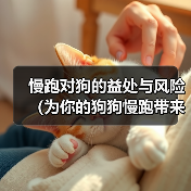 慢跑对狗的益处与风险(为你的狗狗慢跑带来的好处和潜在风险)(图1) 慢跑对狗的益处与风险(为你的狗狗慢跑带来的好处和潜在风险)(图1)