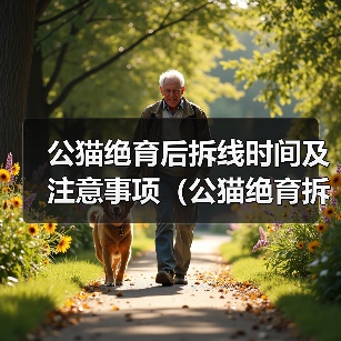 公猫绝育后拆线时间及注意事项(公猫绝育拆线时间及预防感染关键要素)(图1) 公猫绝育后拆线时间及注意事项(公猫绝育拆线时间及预防感染关键要素)(图1)
