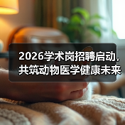 2026学术岗招聘启动，共筑动物医学健康未来（图4）