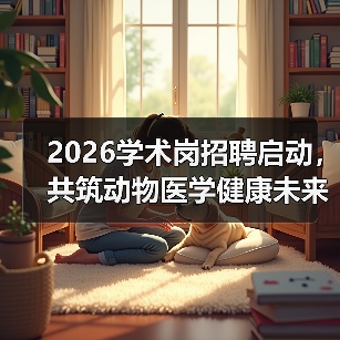 2026学术岗招聘启动，共筑动物医学健康未来（图2）