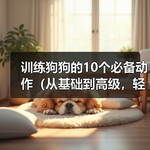 训练狗狗的10个必备动作(从基础到高级,轻松教会你的爱犬)(图4) 训练狗狗的10个必备动作(从基础到高级,轻松教会你的爱犬)(图4)