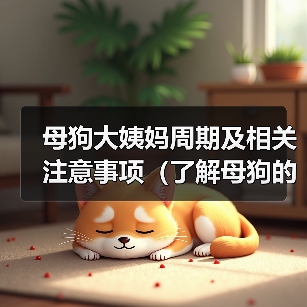 母狗大姨妈周期及相关注意事项(了解母狗的生理周期,为宠物的健康负责)(图4) 母狗大姨妈周期及相关注意事项(了解母狗的生理周期,为宠物的健康负责)(图4)